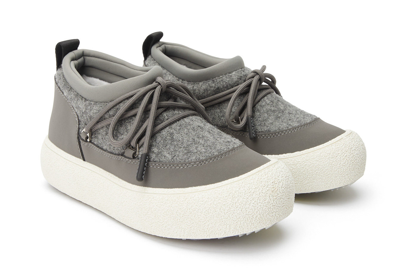 полуботинки 30241AW-0814 серый шерсть, фото 2